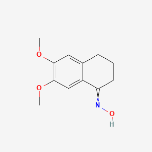 N-(6,7-dimethoxy-3,4-dihydro-2H-naphthalen-1-ylidene)hydroxylamine