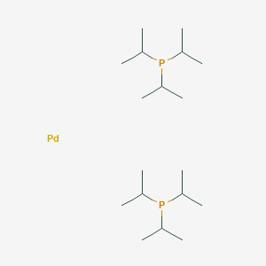 Palladium--tri(propan-2-yl)phosphane (1/2)