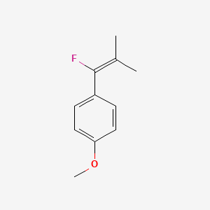 Benzene, 1-(1-fluoro-2-methyl-1-propenyl)-4-methoxy-