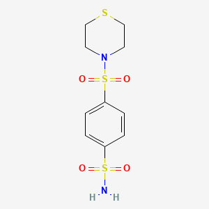 4-(Thiomorpholine-4-sulfonyl)benzene-1-sulfonamide