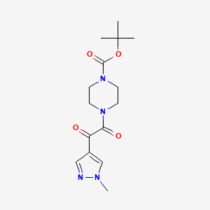 tert-Butyl 4-[2-(1-methyl-1H-pyrazol-4-yl)-2-oxoacetyl]-1-piperazinecarboxylate