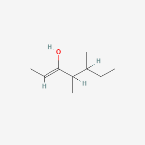 molecular formula C9H18O B14640870 4,5-Dimethyl-2-hepten-3-OL CAS No. 55956-37-1