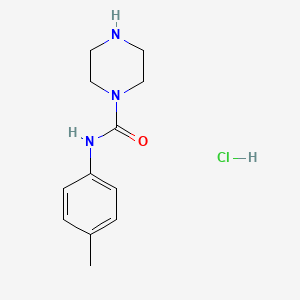 N-(4-methylphenyl)piperazine-1-carboxamide hydrochloride