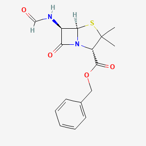 benzyl (2S,5R,6R)-6-formamido-3,3-dimethyl-7-oxo-4-thia-1-azabicyclo[3.2.0]heptane-2-carboxylate