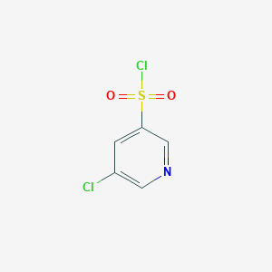 molecular formula C5H3Cl2NO2S B1464089 Cloruro de 5-cloropiridina-3-sulfonilo CAS No. 1060802-18-7