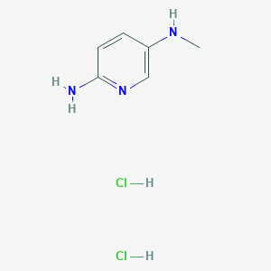 molecular formula C6H11Cl2N3 B1464093 N5-Methylpyridine-2,5-diamine dihydrochloride CAS No. 1354961-28-6