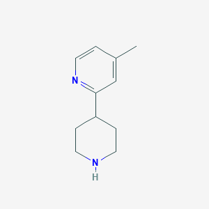 4-Methyl-2-(piperidin-4-yl)pyridine
