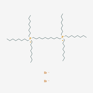 molecular formula C58H122Br2P2 B14641095 (Decane-1,10-diyl)bis(trioctylphosphanium) dibromide CAS No. 53782-85-7