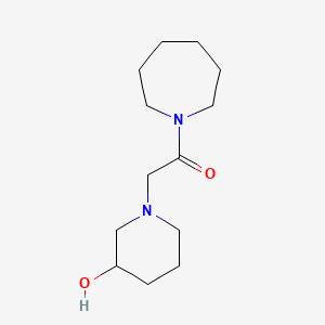 1-(Azepan-1-yl)-2-(3-hydroxypiperidin-1-yl)ethan-1-one