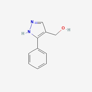 B1464146 (3-phenyl-1H-pyrazol-4-yl)methanol CAS No. 149872-98-0