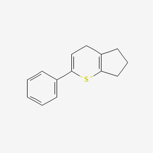 Cyclopenta[b]thiopyran, 4,5,6,7-tetrahydro-2-phenyl-