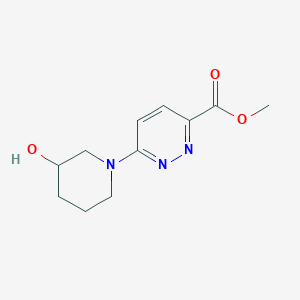 Methyl 6-(3-hydroxypiperidin-1-yl)pyridazine-3-carboxylate