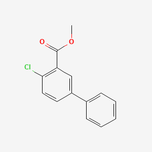 molecular formula C14H11ClO2 B1464174 Methyl 2-chloro-5-phenylbenzoate CAS No. 886969-94-4