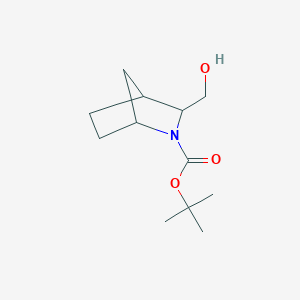 molecular formula C12H21NO3 B1464177 tert-Butyl 3-(hydroxymethyl)-2-azabicyclo[2.2.1]heptane-2-carboxylate CAS No. 1269492-67-2