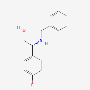 (2R)-2-(Benzylamino)-2-(4-fluorophenyl)-1-ethanol