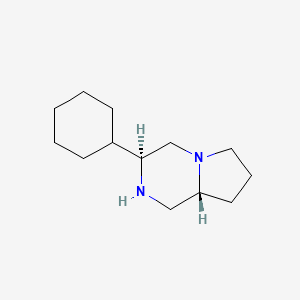 (3S,8AR)-3-Cyclohexyloctahydropyrrolo[1,2-a]pyrazine