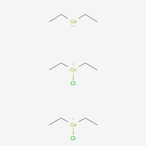 molecular formula C12H30Cl2Ge3 B14641849 Chloro(diethyl)germyl--diethyl-lambda~2~-germane (2/1) CAS No. 51923-90-1