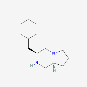 (3S,8AS)-3-(cyclohexylmethyl)octahydropyrrolo[1,2-a]pyrazine