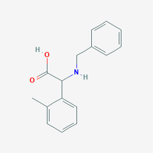 2-(Benzylamino)-2-(2-methylphenyl)acetic acid