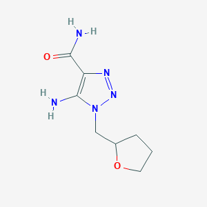 5-Amino-1-(tetrahydro-2-furanylmethyl)-1H-1,2,3-triazole-4-carboxamide