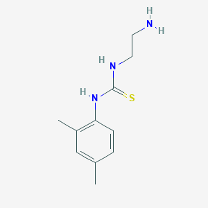 molecular formula C11H17N3S B14642116 N-(2-Aminoethyl)-N'-(2,4-dimethylphenyl)thiourea CAS No. 52266-70-3