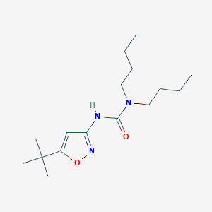 N,N-Dibutyl-N'-(5-tert-butyl-1,2-oxazol-3-yl)urea