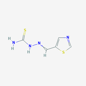 2-[(1,3-Thiazol-5-yl)methylidene]hydrazine-1-carbothioamide