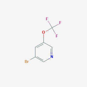 molecular formula C6H3BrF3NO B1464219 3-溴-5-(三氟甲氧基)吡啶 CAS No. 1060815-01-1