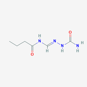 N-[(E)-(carbamoylhydrazinylidene)methyl]butanamide