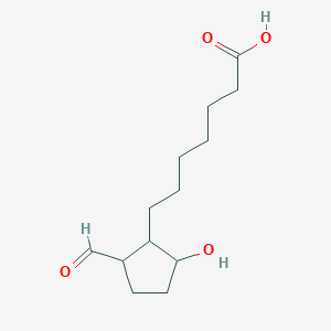 7-(2-Formyl-5-hydroxycyclopentyl)heptanoic acid