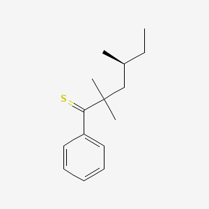 (4S)-2,2,4-trimethyl-1-phenylhexane-1-thione