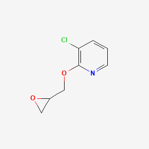 3-Chloro-2-[(oxiran-2-yl)methoxy]pyridine