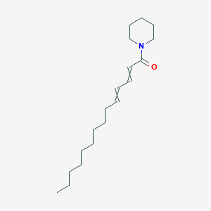 1-(Piperidin-1-YL)tetradeca-2,4-dien-1-one