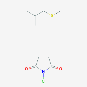 1-Chloropyrrolidine-2,5-dione;2-methyl-1-methylsulfanylpropane