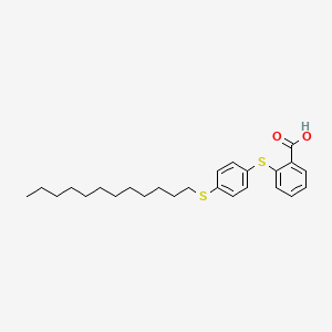 2-{[4-(Dodecylsulfanyl)phenyl]sulfanyl}benzoic acid