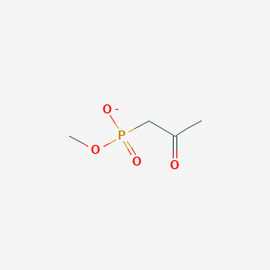 molecular formula C4H8O4P- B14642281 Methyl (2-oxopropyl)phosphonate CAS No. 52011-39-9