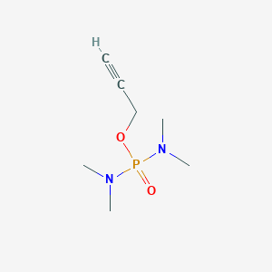 molecular formula C7H15N2O2P B14642308 Prop-2-yn-1-yl N,N,N',N'-tetramethylphosphorodiamidate CAS No. 53799-85-2