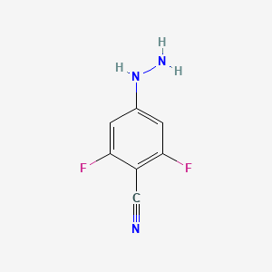 2,6-Difluoro-4-hydrazinobenzonitrile