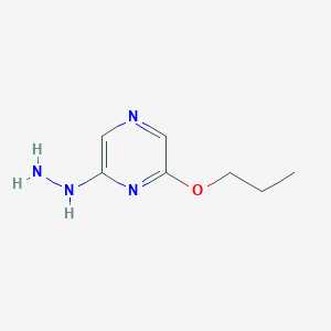 2-Hydrazino-6-propoxypyrazine