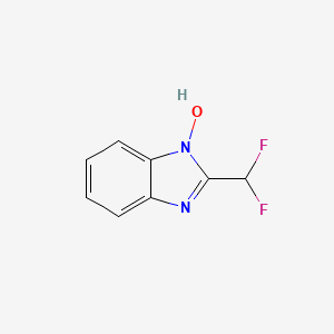 molecular formula C8H6F2N2O B1464238 2-(Difluoromethyl)-1H-benzimidazol-1-ol CAS No. 1211514-60-1