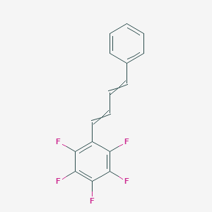 1,2,3,4,5-Pentafluoro-6-(4-phenylbuta-1,3-dien-1-yl)benzene