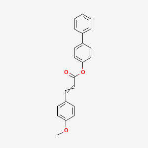 (4-Phenylphenyl) 3-(4-methoxyphenyl)prop-2-enoate