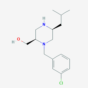 [(2R,5S)-1-(3-Chlorobenzyl)-5-isobutylpiperazinyl]methanol
