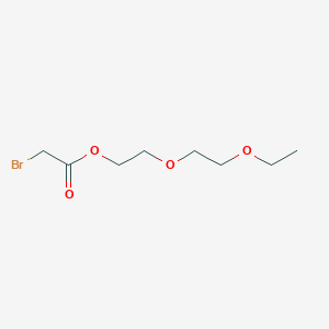 molecular formula C8H15BrO4 B14642415 2-(2-Ethoxyethoxy)ethyl bromoacetate CAS No. 56521-77-8