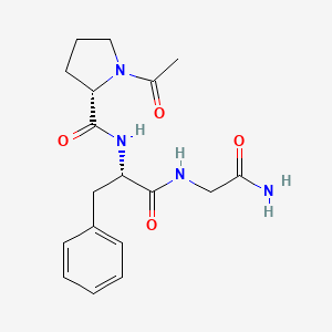 1-Acetyl-L-prolyl-L-phenylalanylglycinamide