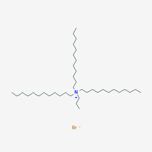 molecular formula C39H82BrN B14642446 N,N-Didodecyl-N-propyldodecan-1-aminium bromide CAS No. 54884-44-5