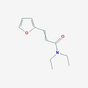 2-Propenamide, N,N-diethyl-3-(2-furanyl)-