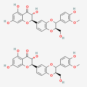 molecular formula C50H44O20 B14642485 Disilybin CAS No. 56316-49-5