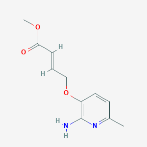 Methyl (E)-4-[(2-amino-6-methyl-3-pyridinyl)oxy]-2-butenoate