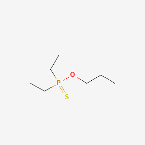 Phosphinothioic acid, diethyl-, O-propyl ester